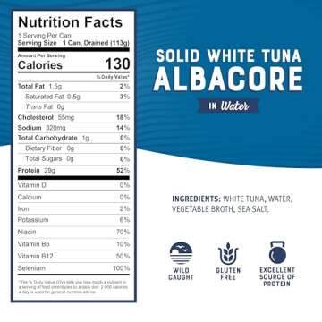 Bumble Bee Solid White Albacore Tuna - Wild Caught, 29g Protein