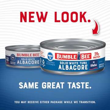 Bumble Bee Solid White Albacore Tuna - Wild Caught, 29g Protein