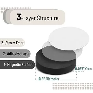 Mr. Pen- Self Adhesive Magnet Dots, 120 Pcs, Magnets for Crafts, Magnets with Adhesive Backing, Magnetic Tape, Circle Magnets, Magnet Stickers, Adhesive Magnets, Craft Magnets, Magnet Tape