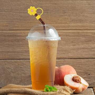 Silicone Straw Covers for Stanley Tumblers - Cute Cap Accessories Compatible with 30 & 40oz Cups (6 PCS10MM New Straw Toppers)