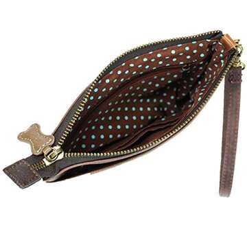 CHALA Mini Crossbody/Purse with Convertible Strap Stylish, Compact, Versatile - Toffy Dog - brown