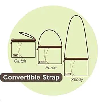 CHALA Mini Crossbody/Purse with Convertible Strap Stylish, Compact, Versatile - Toffy Dog - brown