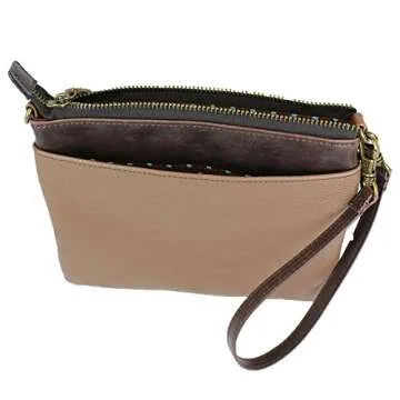 CHALA Mini Crossbody/Purse with Convertible Strap Stylish, Compact, Versatile - Toffy Dog - brown