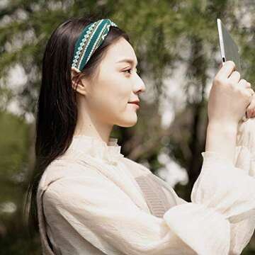 EAONE 16 Pcs Boho Headbands for Women, Fashion Headbands Floral Bandeau Head bands Retro Elastic Hair Bands Criss Cross Twisted Head Wrap Gifts for Women, Mom On Christmas/Birthday