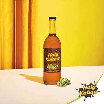 Holy Kakow Organic Cardamom Syrup for Amazing Coffee Drinks