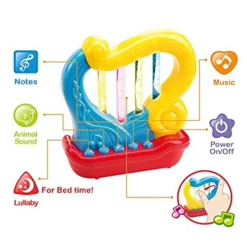 Portable First Harp Musical Instrument for Kids Learning