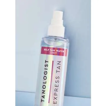 Tanologist Express Light Self Tan Water, 6.76 fl.oz/ 200 ml Bottle