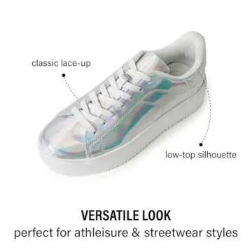 J. Adams Hero Platform Sneakers - Women’s Casual Lace Up Shoes