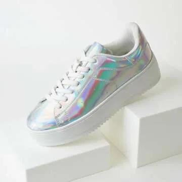 J. Adams Hero Platform Sneakers - Women’s Casual Lace Up Shoes