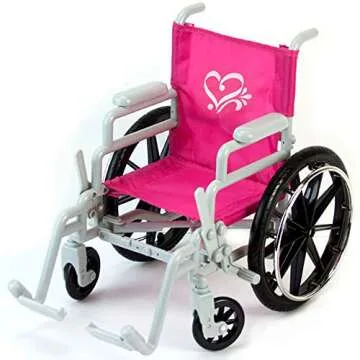 Sophia's 18 Inch Doll Accessories Wheelchair, Cast, and Crutches 5 Piece Medical Themed Role Play Se...