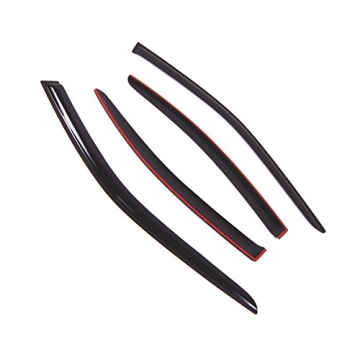 TuningPros Outside Mount Window Vent Visors for Lexus ES350 2007-2012 | Stylish Rain Guards, 4 Pcs S...