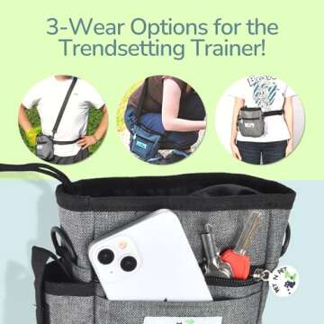 Pet N Pet Dog Treat Pouches For Pet Training, Dog Treat Bag, Dogs Training Treats Pouch, Small Pet Treats Holder