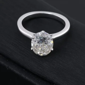 Elegant Platinum Promise Ring with Custom Engraving