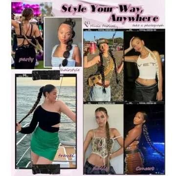 Stylish Long Braided Ponytail Extension - Easy Wear Hairpiece