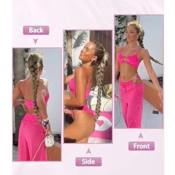 Stylish Long Braided Ponytail Extension - Easy Wear Hairpiece