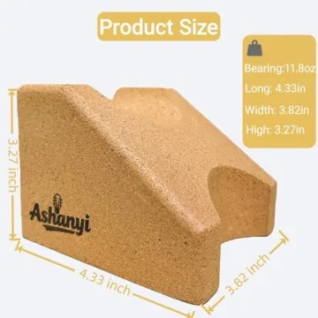 Ashanyi Guitar Neck Rest - Natural Cork Support Pillow for String Instruments