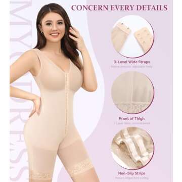 M MYODRESS Shapewear for Full Body Tummy Control and Curve Enhancement