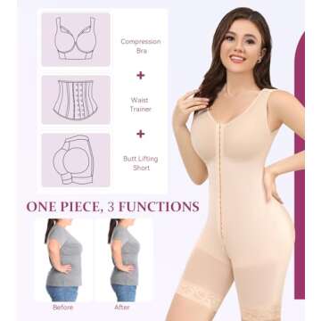 M MYODRESS Shapewear for Full Body Tummy Control and Curve Enhancement