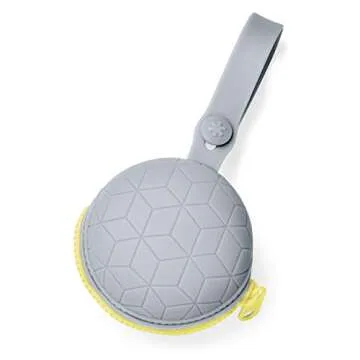 Skip Hop Grab & Go Silicone Pacifier Holder - Grey