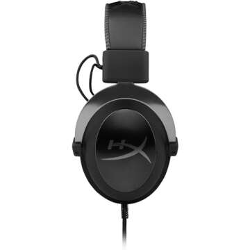 HyperX Cloud II Gaming Headset - 7.1 Surround Sound - Memory Foam Ear Pads - Durable Aluminum Frame - Works with PC, Xbox, PS4 - Gun Metal (Renewed)