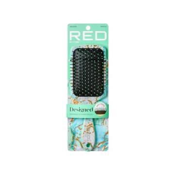 Red by Kiss Designed Brush, Easy Hair Detangling & Styling, Scalp Massage & Smoothing Hairbrush, Com...