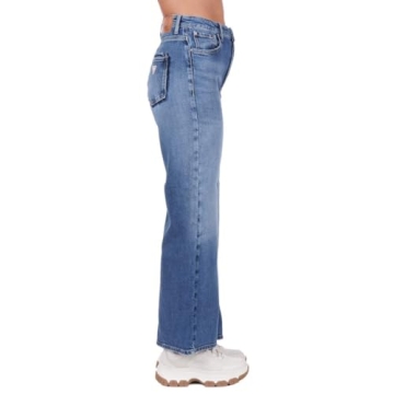 GUESS Women's Eco-Friendly Ankle Wide Leg Jeans