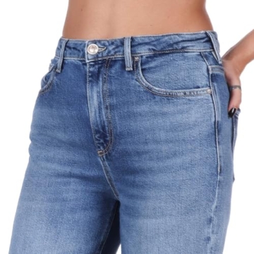 GUESS Women's Eco-Friendly Ankle Wide Leg Jeans