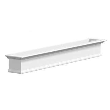 Mayne 4826-W Yorkshire Window Box, 6-Foot, White