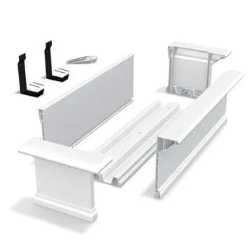 Mayne 4826-W Yorkshire Window Box, 6-Foot, White