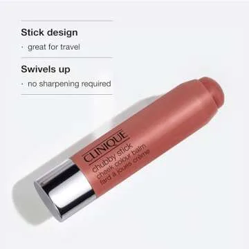Clinique Chubby Cream Blush Stick Roly Poly Rosy - 1 Count