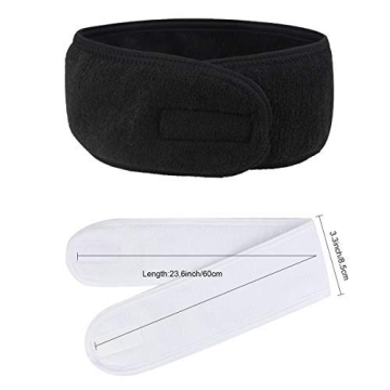 LADES Spa Facial Headband for Women Adjustable Soft & Comfortable