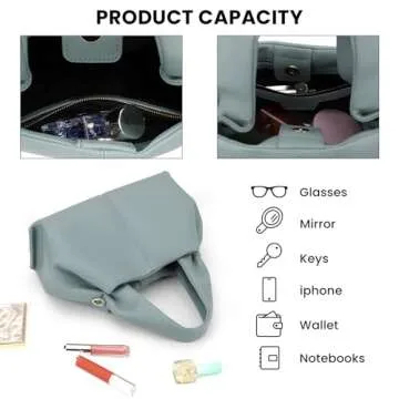 Stylish JQWYGB Cloud Pouch Dumpling Clutch Purse