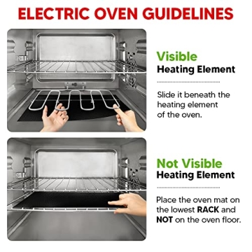 Heavy Duty Non Stick Oven Liners Set for Easy Clean Up