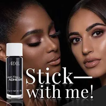 Ardell LashTite Lash Adhesive Dark for Individual Lashes, Long-Lasting Hold, Lash Glue for Weeks, 0.125 Oz, 2 Pack