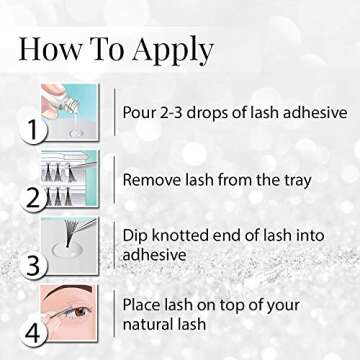 Ardell LashTite Lash Adhesive Dark for Individual Lashes, Long-Lasting Hold, Lash Glue for Weeks, 0.125 Oz, 2 Pack