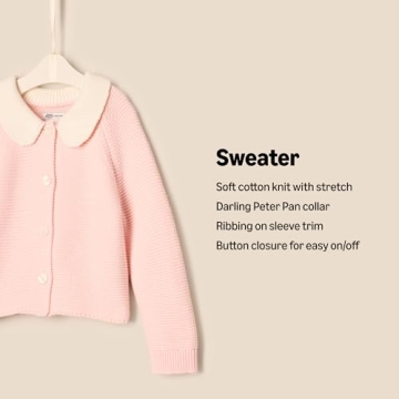 Toddler Peter Pan Collar Sweater Jacket - Sofia Grainge