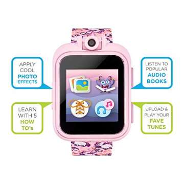 PlayZoom 2 Kids Smartwatch & Headphones - Video Camera Selfies STEM Learning Educational Fun Games, MP3 Music Player Audio Books Touch Screen Sports Digital Watch Gift for Kids Toddlers Boys Girls