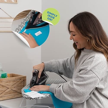 Label Land 100 Pcs Iron-On Clothing Labels - Personalize Easily