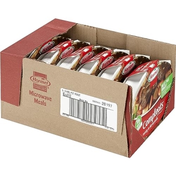 HORMEL COMPLEATS Beef Pot Roast Microwave Meal, 9 oz, 6 Pack