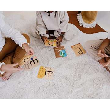 Alphabet Affirmation Flashcards for Kids A-Z Educational Tool