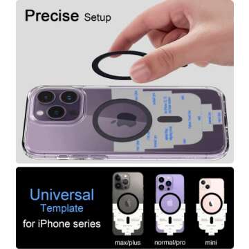 Metal Ring Adhesive for iPhone 12-16 MagSafe Accessories