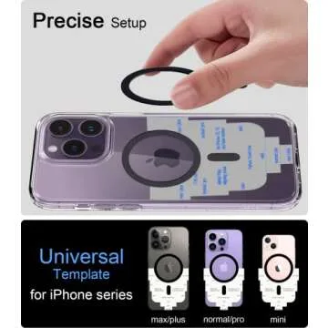 Metal Ring Adhesive for iPhone 12-16 MagSafe Accessories