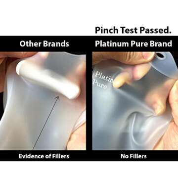 Platinum Pure,Reusable Sous Vide Bags,Set of 2 BPA Free Bags for Sous Vide Cooking,100% Pure LFGB PL...