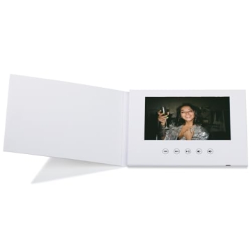 Personalized Video Greeting Card - 7" IPS Display, 4GB Storage, 3 Hours Playtime