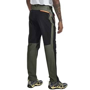 TBMPOY Men's Quick-Dry Hiking Cargo Pants for Outdoor