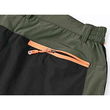 TBMPOY Men's Quick-Dry Hiking Cargo Pants for Outdoor