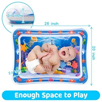 Yeeeasy Tummy Time Water Mat for Babies