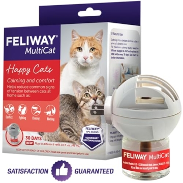FELIWAY MultiCat Calming Pheromone Diffuser Starter Kit