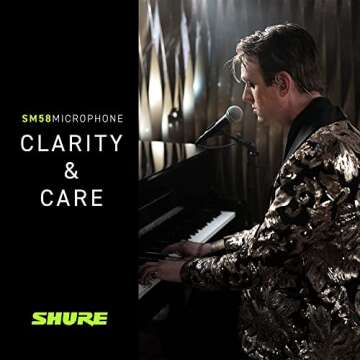 Shure SM58 Pro XLR Dynamic Microphone with 25-Foot XLR-XLR Cable - Professional Studio & Live Performance Cardioid Mic for Vocals, Podcasting, and Recording (SM58-CN)