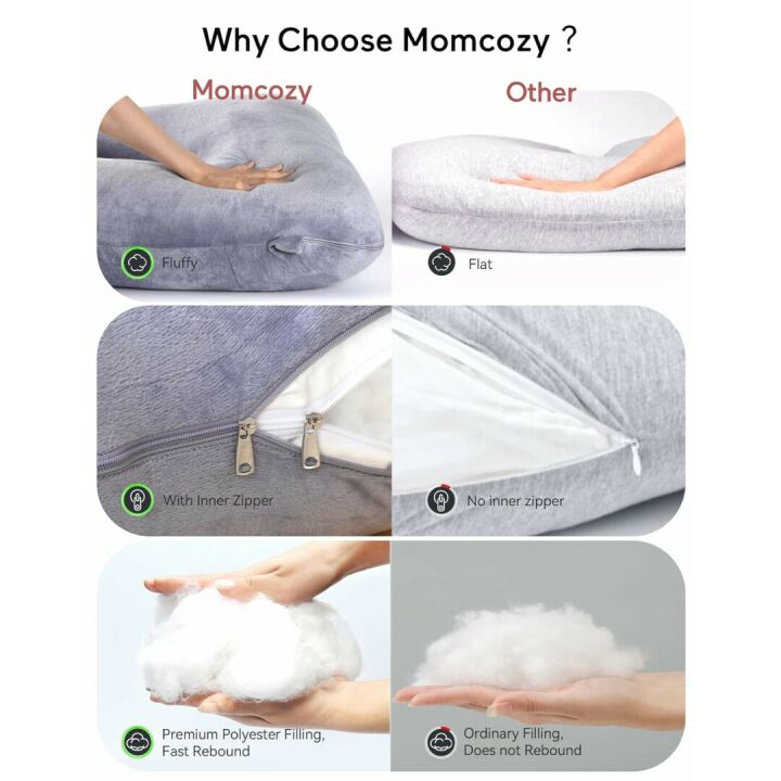 Comfortable U Shaped Pregnancy Pillow for Sleep